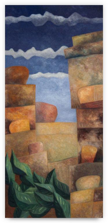 Catalogue raisonné, Jean-Paul Thaéron, Peinture "Paysage, végétal, minéral" - 1998