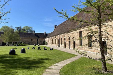 Vue d'ensemble de l'exposition sur site