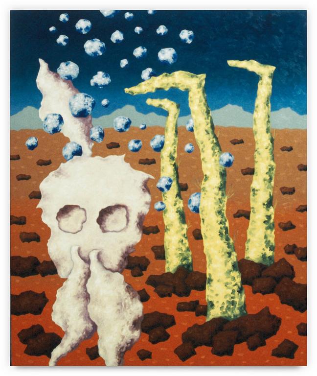 Catalogue raisonné, Jean-Paul Thaéron, Peinture série "Mythologie" - 2000