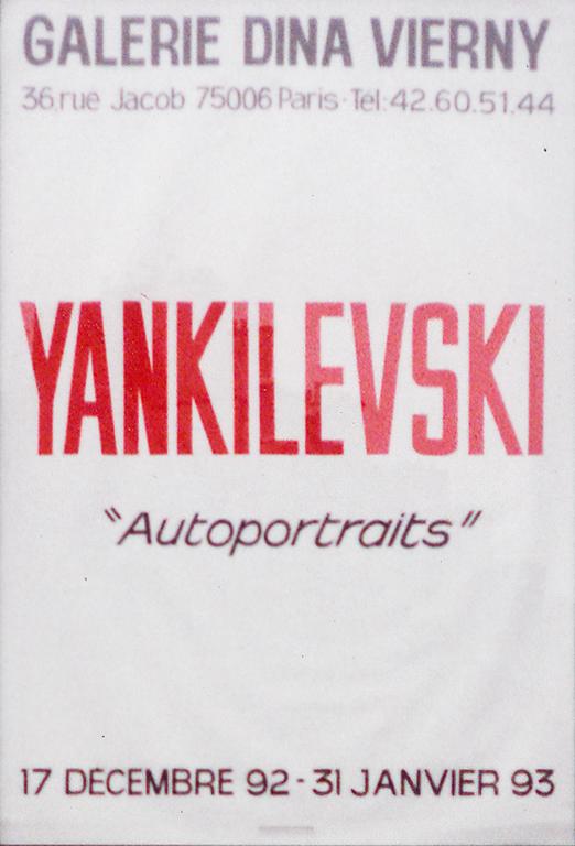 Vladimir Yankilevsky, Galerie Dina Vierny , 1992-1993