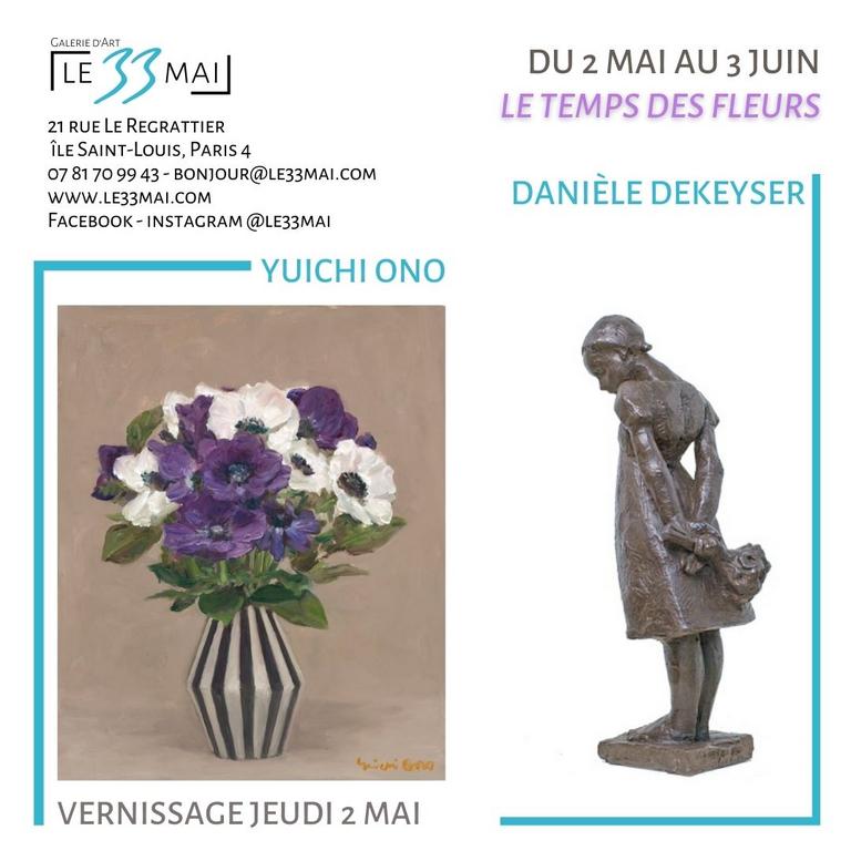 Exposition en duo, Danièle Dekeyser et Yuichi Ono, peinture et sculpture