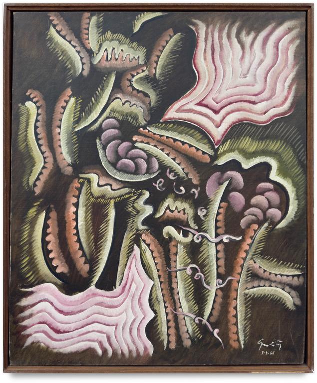 Catalogue raisonné, Claude Grobéty, Jupiter et Thétis - 1966