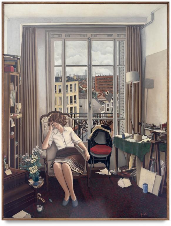 Catalogue raisonné, Claude Grobéty, Bouquet de marguerite à Asnières - 1973