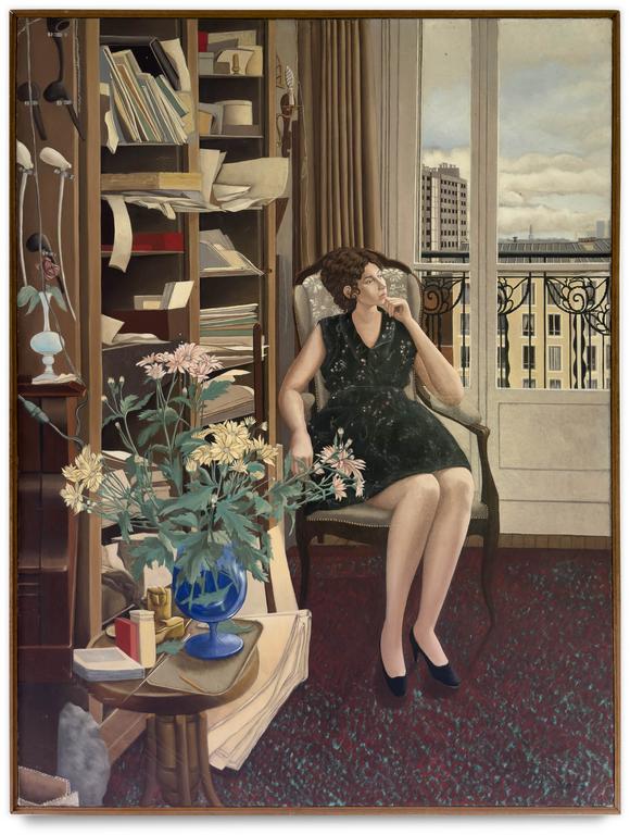Catalogue raisonné, Claude Grobéty, Robe de voile noire au marguerite - circa 1972