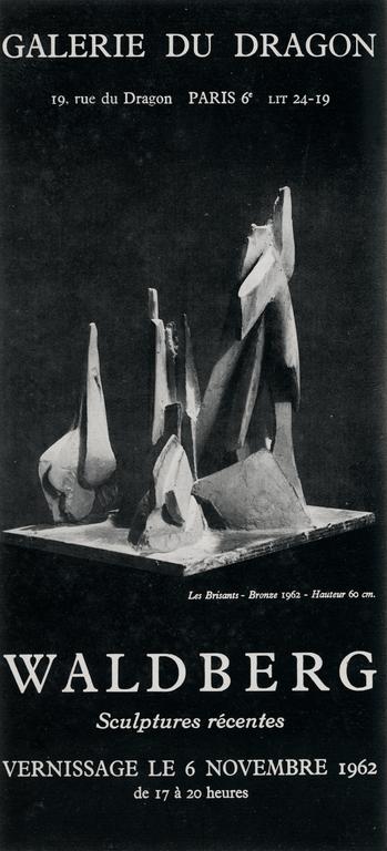 Wadlberg - sculptures récentes, 1962