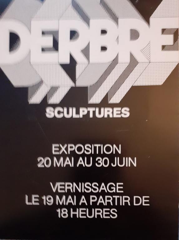 Affiche exposition Louis Derbré chez Artcurial