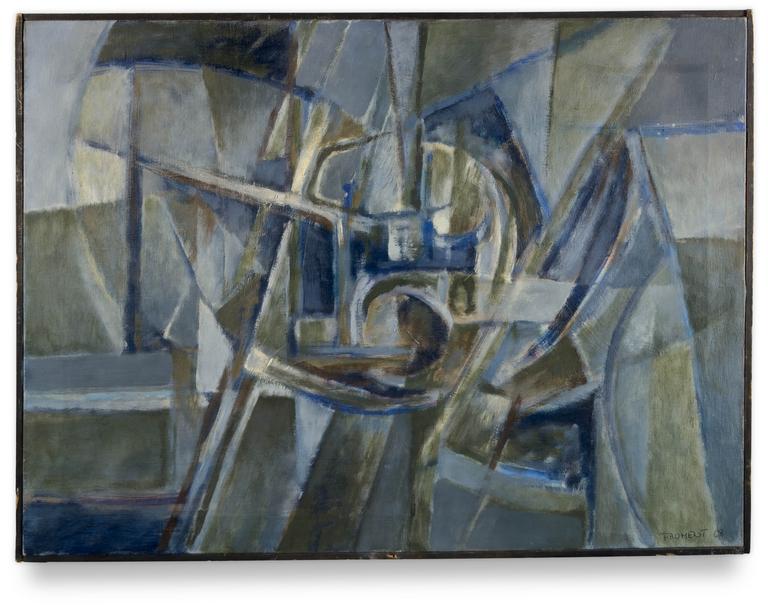 Catalogue raisonné, Joël Froment, ref. 0005, Composition abstraite — 1968