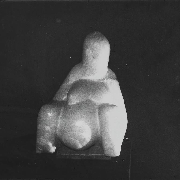 Achiam, Femme enceinte assise - 1968