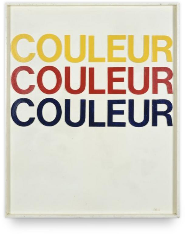 Claude Gili, Couleur, couleur, couleur — 1965