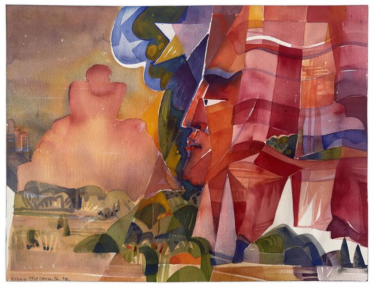 Catalogue raisonné, Adolphe Deville, Living in Mesa Canyon, 1992