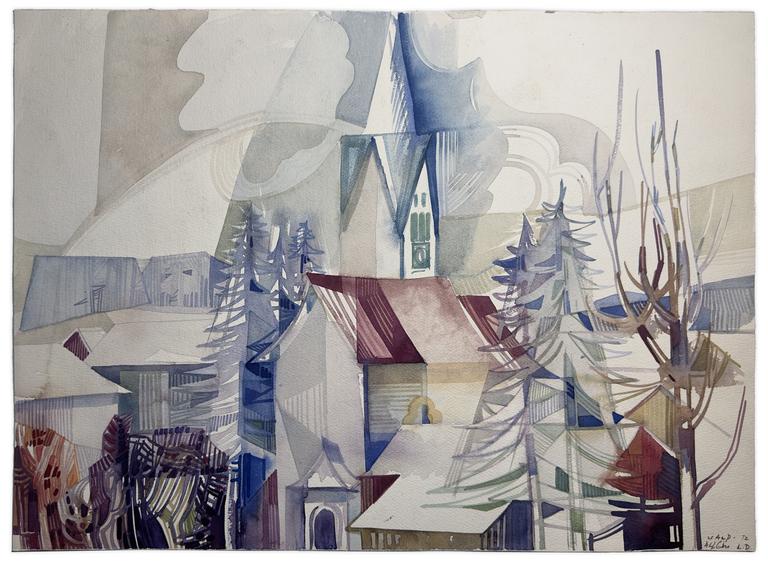 Catalogue raisonné, Adolphe Deville, Wald im Allgäu, 1972