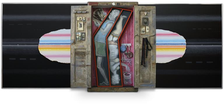 Vladimir Yankilevsky, Triptych n°24. Sarcophagus, 2008