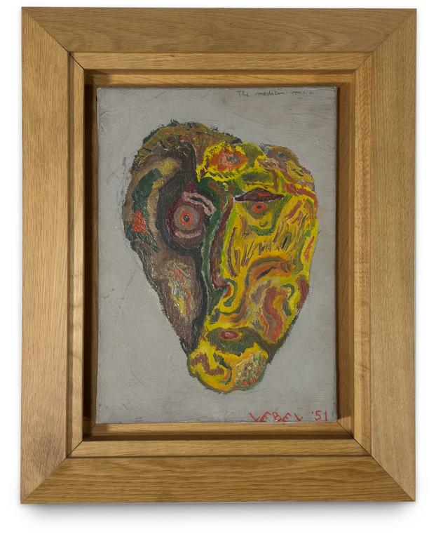 Catalogue raisonné, Jean-Jacques Lebel, The Medicin Man, 1951