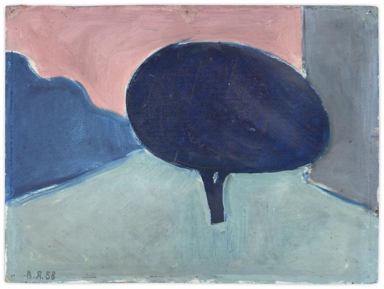Catalogue raisonné, Vladimir Yankilevsky, Landscape. Gudauta – Georgia-15, 1958