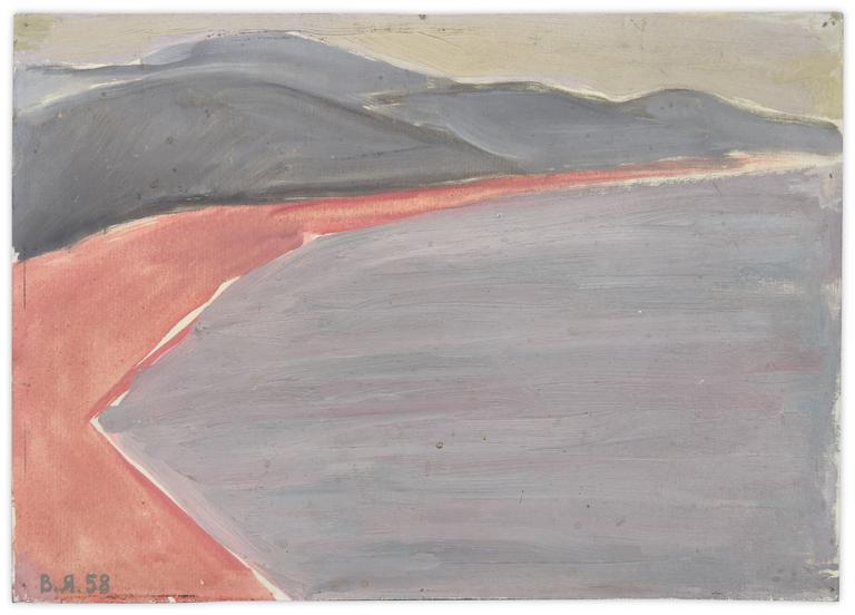 Catalogue raisonné, Vladimir Yankilevsky, Landscape. Gudauta – Georgia-21, 1958
