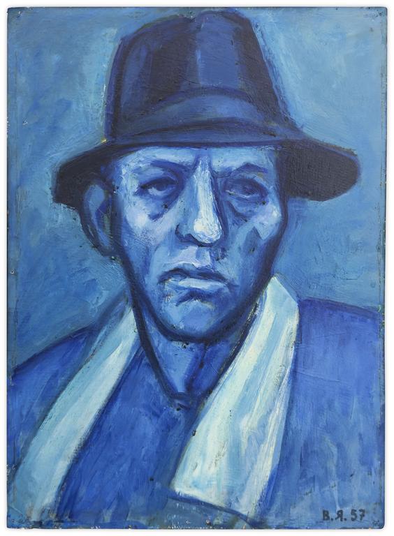 Catalogue raisonné, Vladimir Yankilevsky, Portrait of a Man, 1957