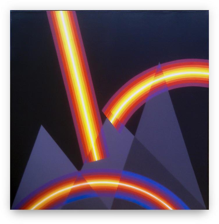 Horacio Garcia Rossi, Couleur électrique lumière - 2008