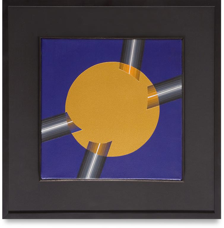 Catalogue raisonné, Horacio Garcia Rossi, Couleur lumière Or - 2007