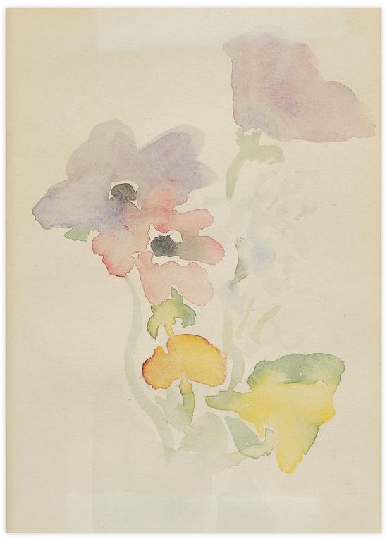 Catalogue raisonné, Norris Embry, Sans titre (Bouquet de fleurs), vers 1960-65