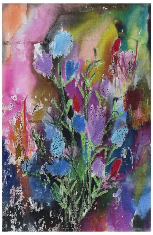 Catalogue raisonné, Norris Embry, Floral piece N° III" (bouquet de tulipes)