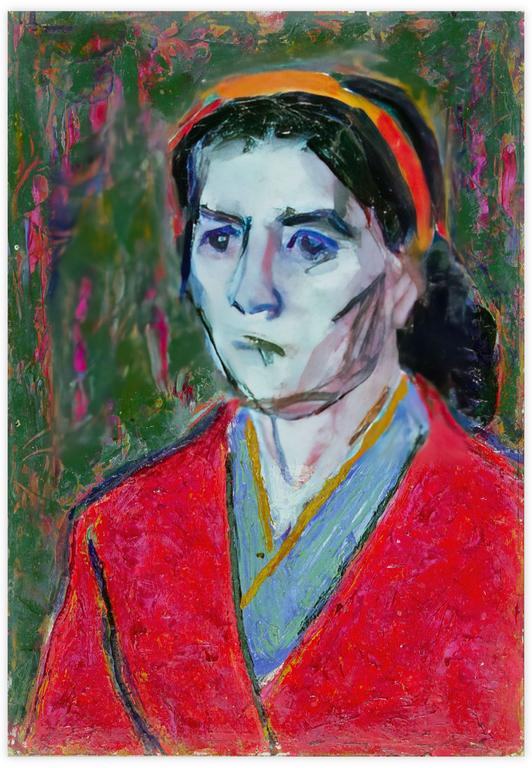 Catalogue raisonné, Vladimir Yankilevsky, Portrait of a Woman, 1958