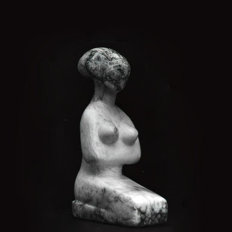 Catalogue raisonné, Achiam, Petite Femme Agenouillée - 1973