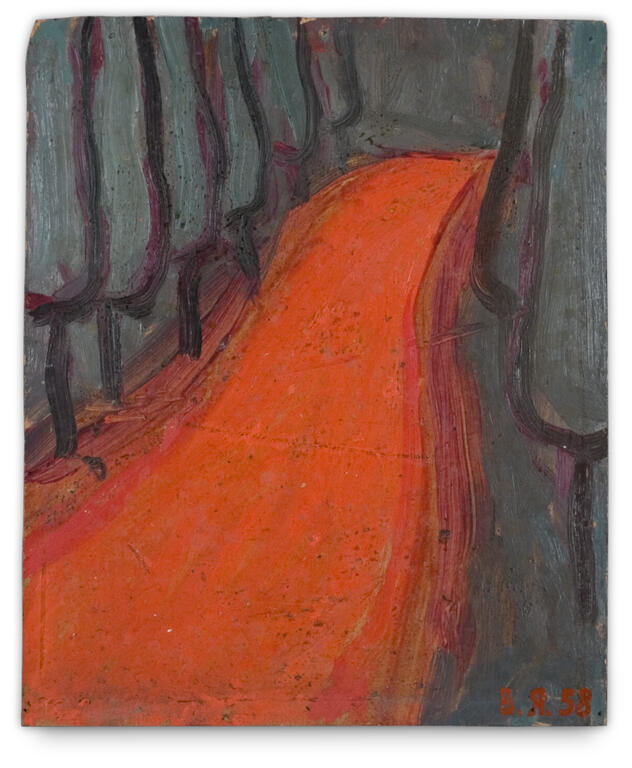 Catalogue raisonné, Vladimir Yankilevsky, Red Road. Gudauta – Georgia-4, 1958
