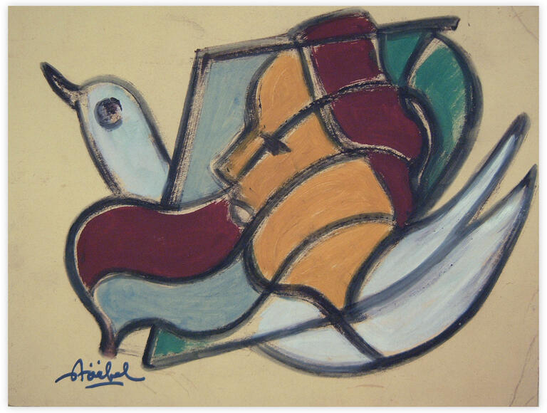 Catalogue raisonné, Edgar Stoëbel, columbine — 