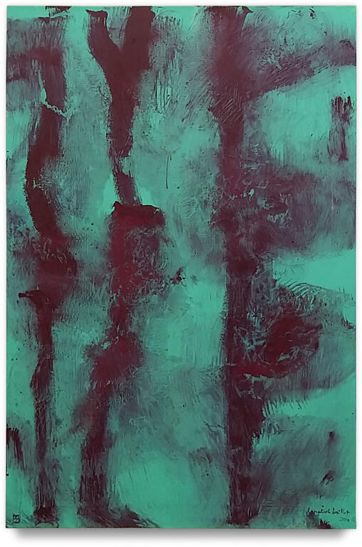 Catalogue raisonné, Patrick Baillet, Les trois arbres, rouge ,vert - 2020