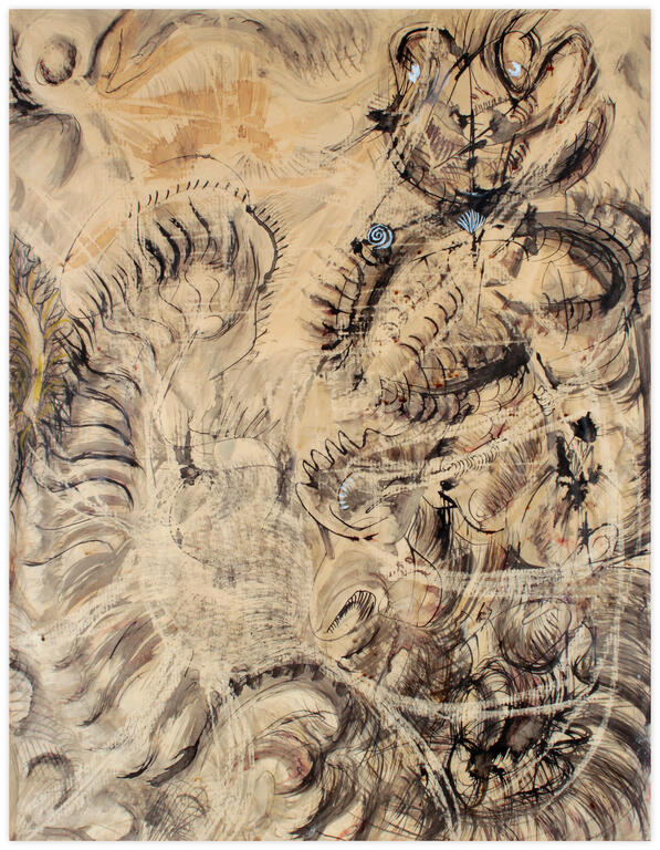 Catalogue raisonné, Jean-Jacques Lebel, Sans titre - 1954