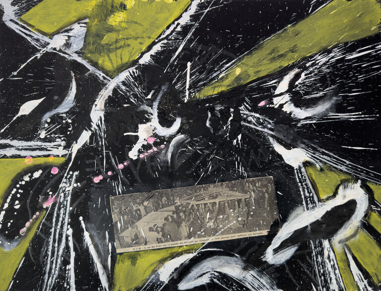 Catalogue raisonné, Jean-Jacques Lebel, 22h40 : la rue des Ecoles est au pouvoir des étudiants - mai 1968