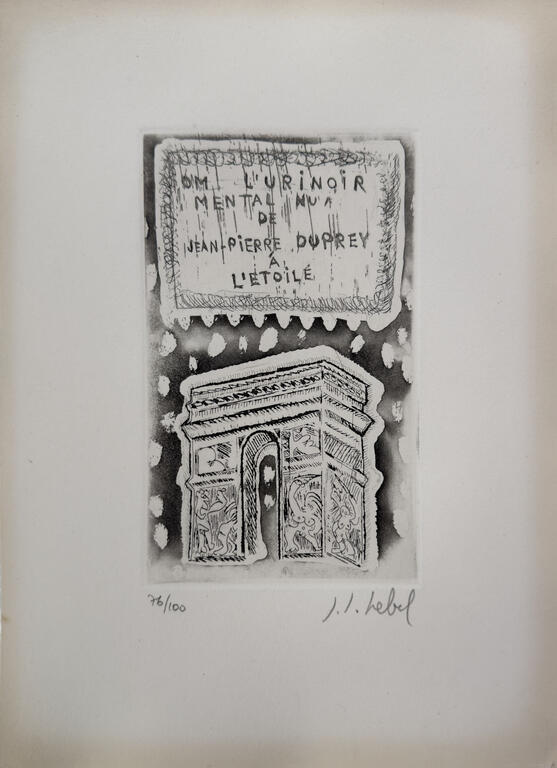 Catalogue raisonné, Jean-Jacques Lebel, L'urinoir mental
