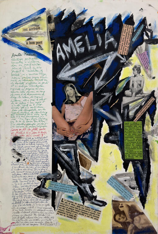Catalogue raisonné, © Jean-Jacques Lebel, Amelia est arrivée à bon port
