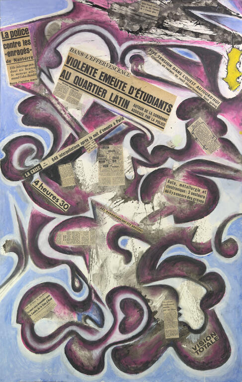 Catalogue raisonné, Jean-Jacques Lebel, La Police contre les enragés - circa 1970