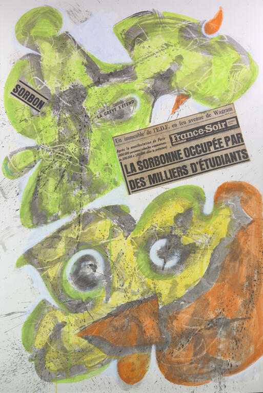Catalogue raisonné, Jean-Jacques Lebel, Sans titre (La Sorbonne occupée) -