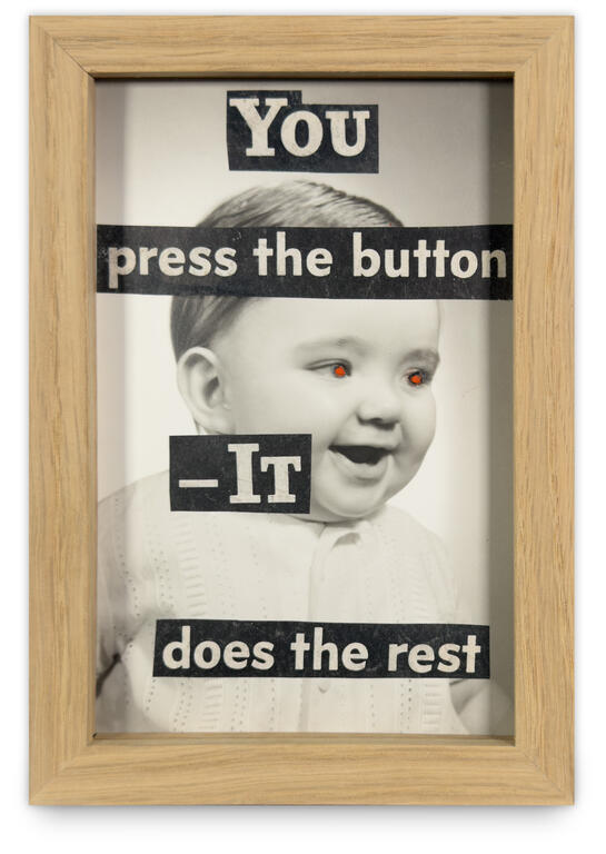 Catalogue raisonné, Jean-Jacques Lebel, You press the button it does the rest