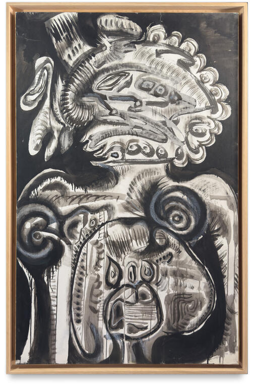 Catalogue raisonné, Jean-Jacques Lebel, Sans titre - 1958_BA007