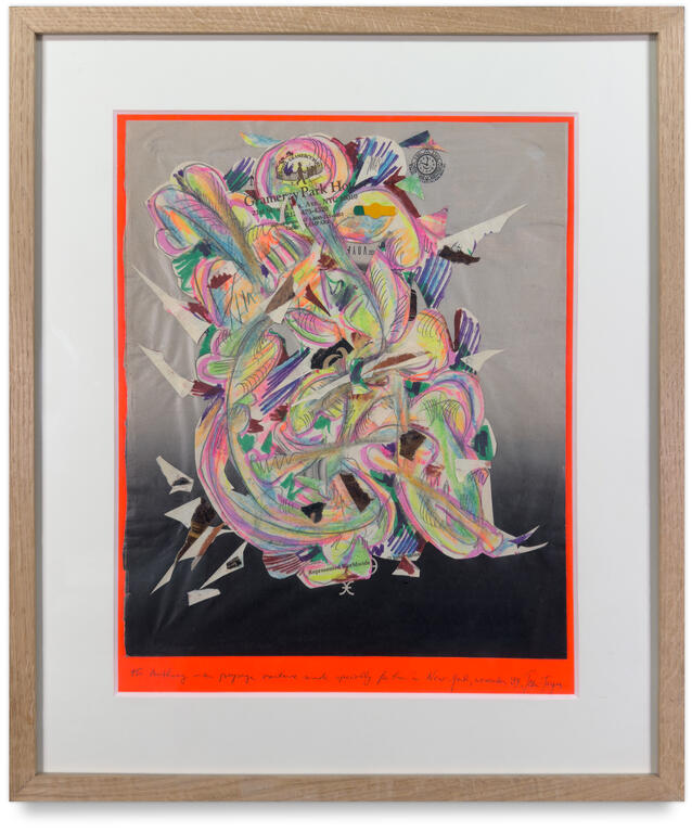 Catalogue raisonné, Jean-Jacques Lebel, Paysage nocturne - 1989