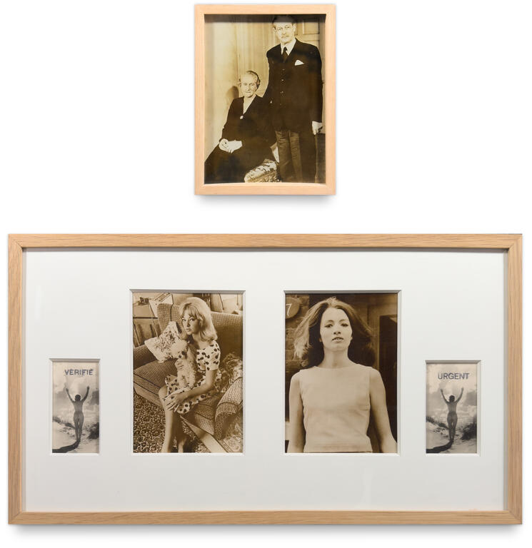 Catalogue raisonné, Jean-Jacques Lebel, L'Affaire Profumo-keeler (portraits de Mandy et Christine 1964