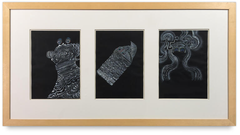 Catalogue raisonné, Jean-Jacques Lebel, Avant pendant après : les Esprits nocturnes - 1972