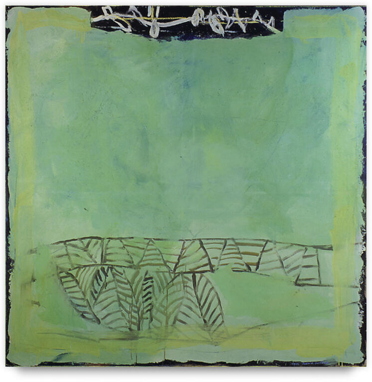 Catalogue raisonné, Patrick Baillet, Sans titre, vert, 1996