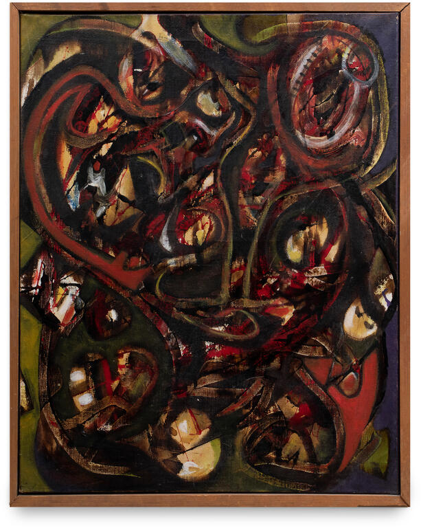 Catalogue raisonné, Jean-Jacques Lebel, Portrait du désespoir, 1959