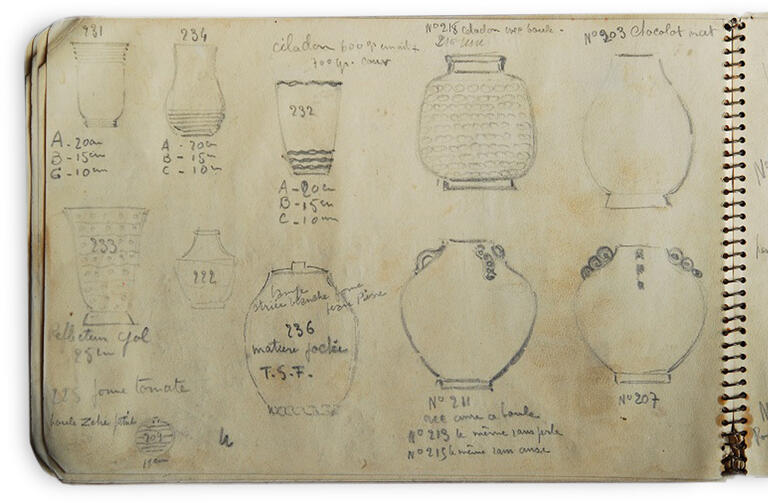 Catalogue raisonné, carnet Pol Chambost