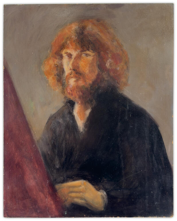 Catalogue raisonné, Patrick Baillet, Autoportrait, 1975