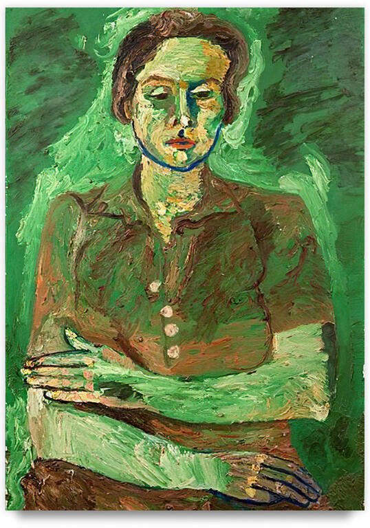 Catalogue raisonné, André Lanskoy, Sans titre (Portrait féminin), circa 1920
