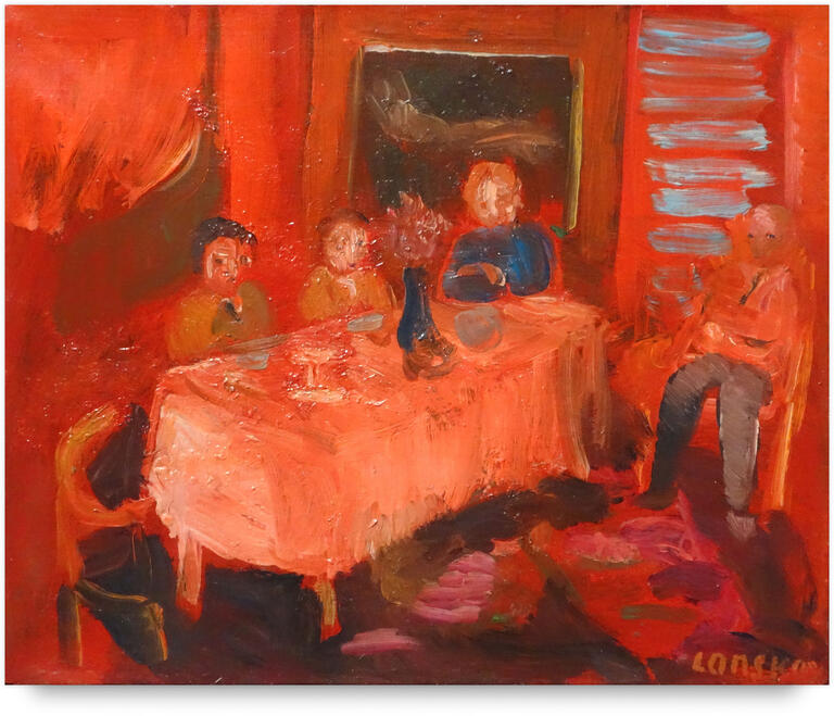 Catalogue raisonné, André Lanskoy, Sans titre (Famille à la table rouge), 
