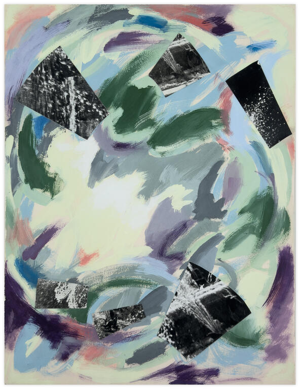 Catalogue raisonné, Bernadette Delrieu, Eaux n°04, 1985