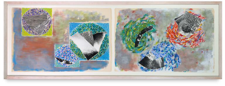 Catalogue raisonné, Bernadette Delrieu, Eaux n°15 et n°16, 1986-1986