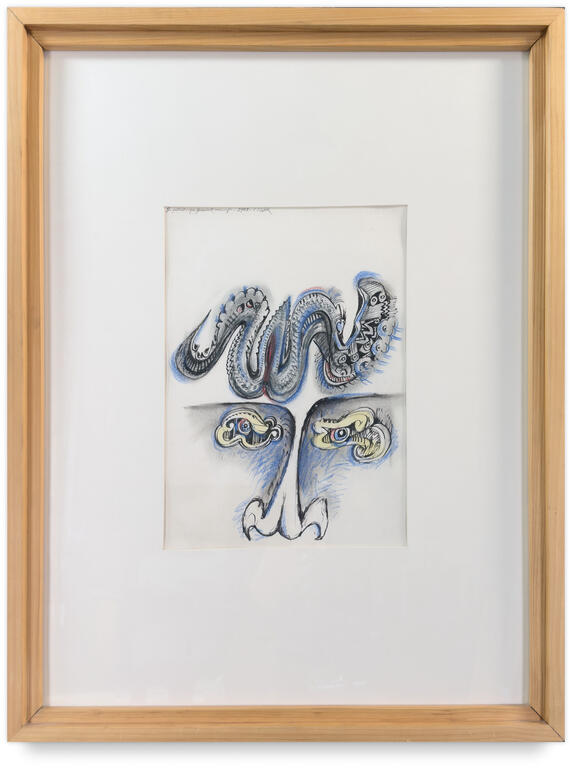 Catalogue raisonné, Jean-Jacques Lebel, Autportrait - 1961