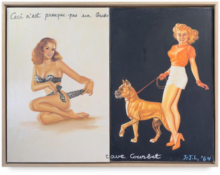 Catalogue raisonné, Jean-Jacques Lebel, Ceci n'est presque pas un Gustave Courbet - 1964